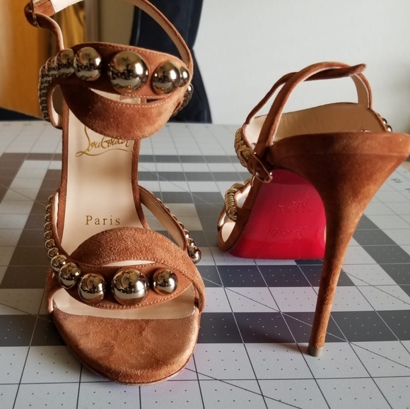 Christian Louboutin Brown Camel New Galeria 100 - Picture 8 of 8
